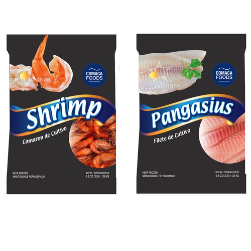 Worldwide Seafood Package for Retail Design by Luabaunza