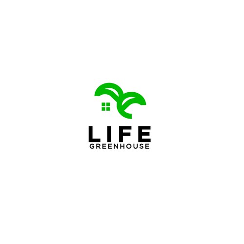 Greenhouse logo company Design by aledagiann