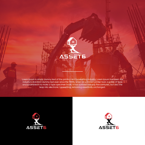 Asset 6 construction logo contest Design by Lucky ❤