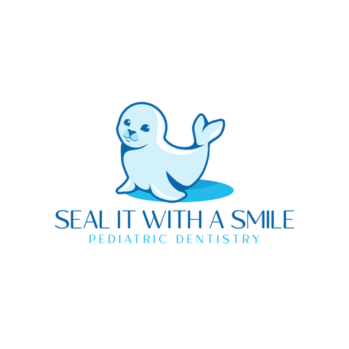 Modern and fun seal logo & branding package for new pediatric dentist! Diseño de Mumung