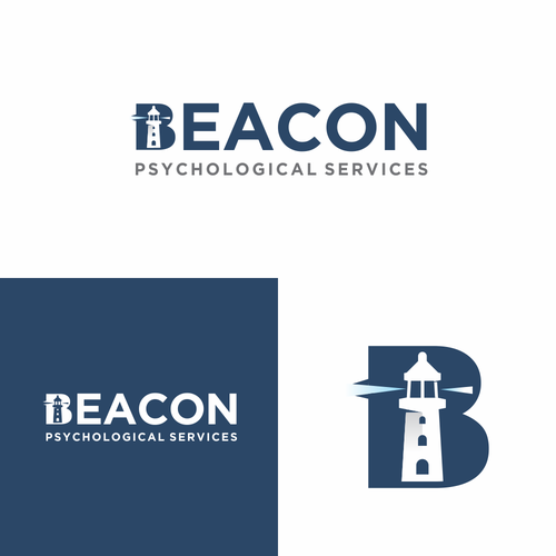 Logo for psychologist private practice providing therapy. Serious but hopeful. Design by Nirvana666