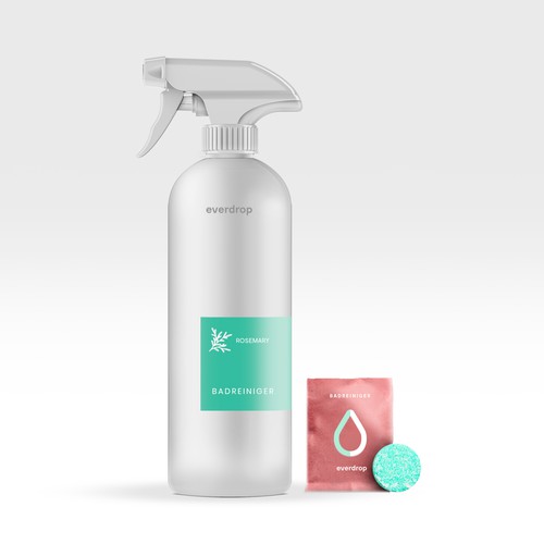 Diseño de Premium Spray Bottle and Packaging for Cleaning Supplies de Jorge Ros