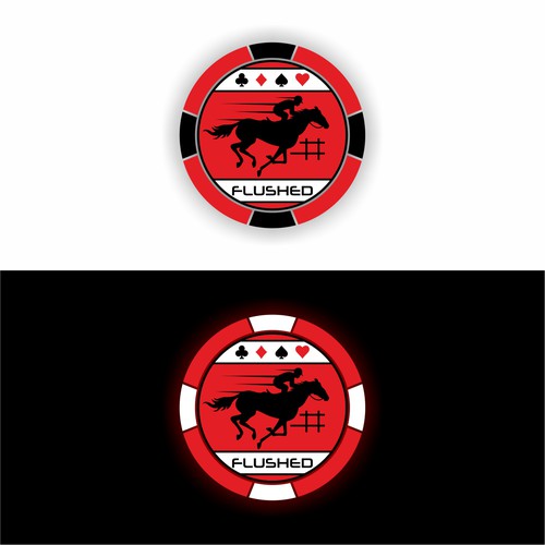 Flushed Icon Logo Design by Unique V Designs