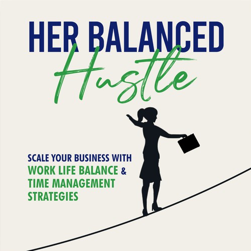 Her Balanced Hustle Cover Art Design by OnnoRokom