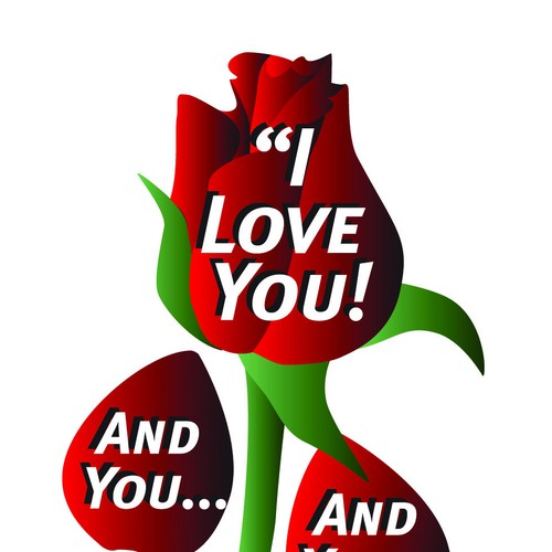 コンペ「"I Love You! And You... And You..." [LOGO - $355]」のデザイン by CjSpurgさん 