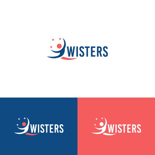 Twister Gymnastics Logo Rebrand - Modern, Exciting, Clean Logo Update for Kids Gymnastics Facility Design by ekhodgm