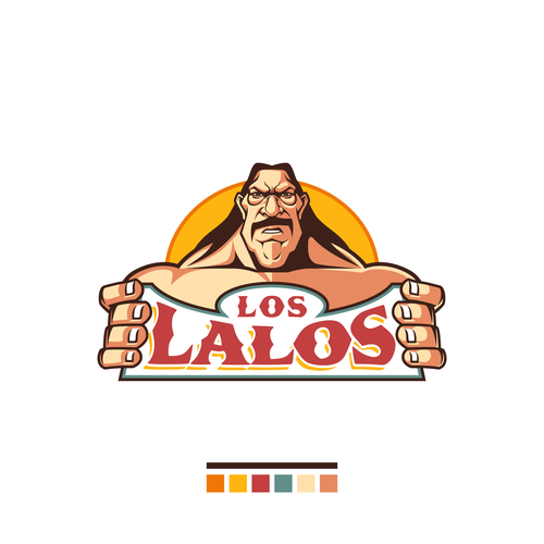 Argentinian Mexican gang boss retires to start a food gang -- needs fun cartoon logo! Design by Ammar elkapasa