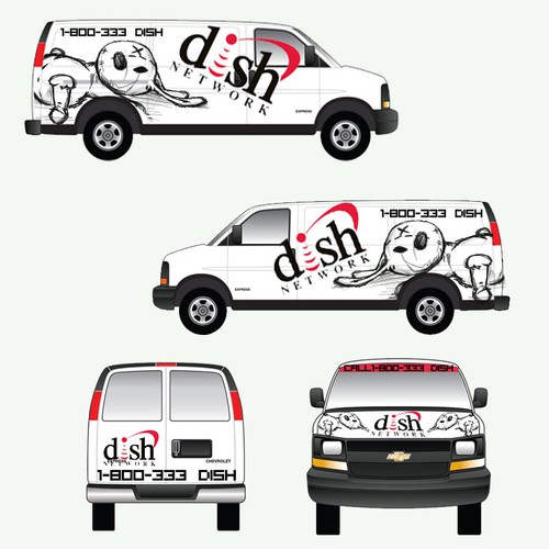 V&S 002 ~ REDESIGN THE DISH NETWORK INSTALLATION FLEET デザイン by Agus_dolphin