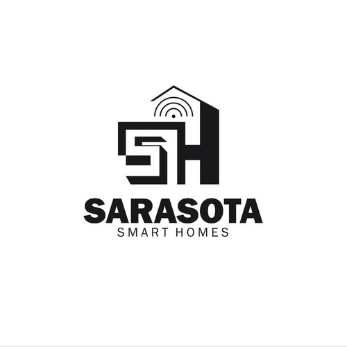 Diseño de Sarasota Smart Homes logo for our company that does technology innovations and installations de Dswan