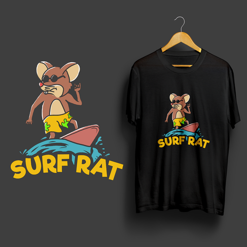 Surf Rat (Please design my husband's childhood comic book character) Design by ipmawan Gafur