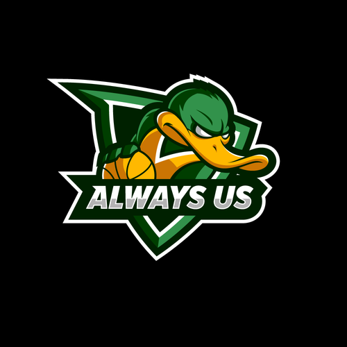 Basketball Logo for Always Us - Your Winning Logo Featured on Major Sports Network Design réalisé par Ricarde