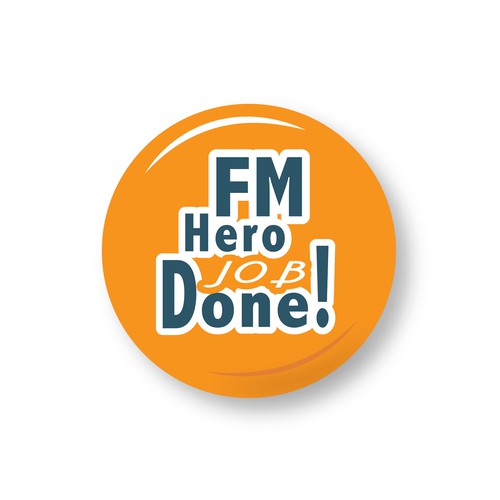 Design a pin badge for the service team!! Design von bor6es