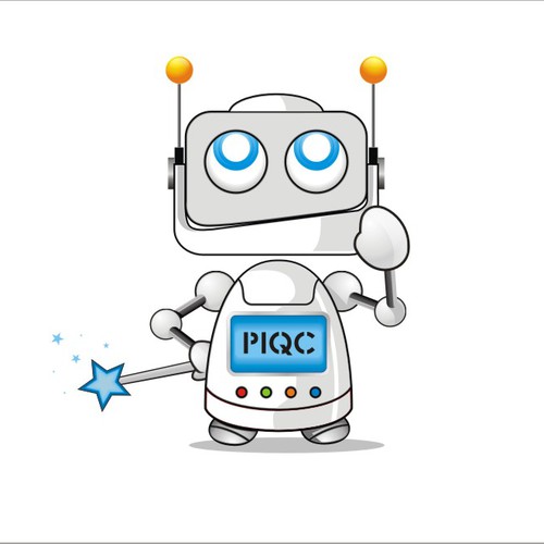 Pixar-esque Mascot & Logo - Cute, Modern, 3D Robot-Pixie Design by DORARPOL™