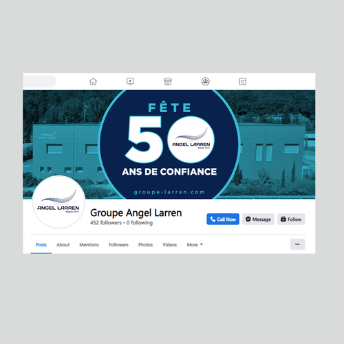 Portada de Facebook propuesta en el concurso por CREATIVE NINJA ✅