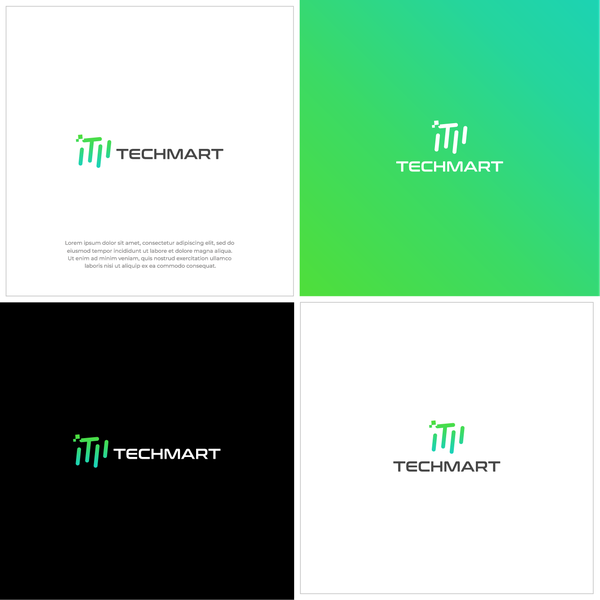 Design by Ferlidraw titled "TECHMART"