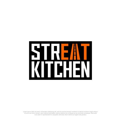 strEAT Kitchen Logo Design by Jono.