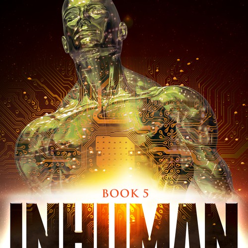Book Cover Design - Sci-Fi Human/technology integration / Artificial Intelligence story Design by " Portugal "