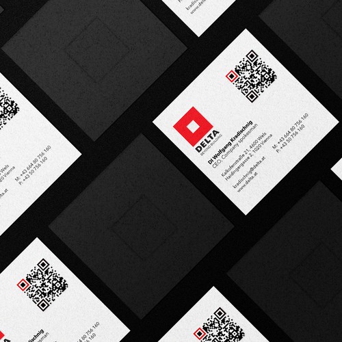 Diseño de DELTA Business Card Relaunch de PNX Graphics