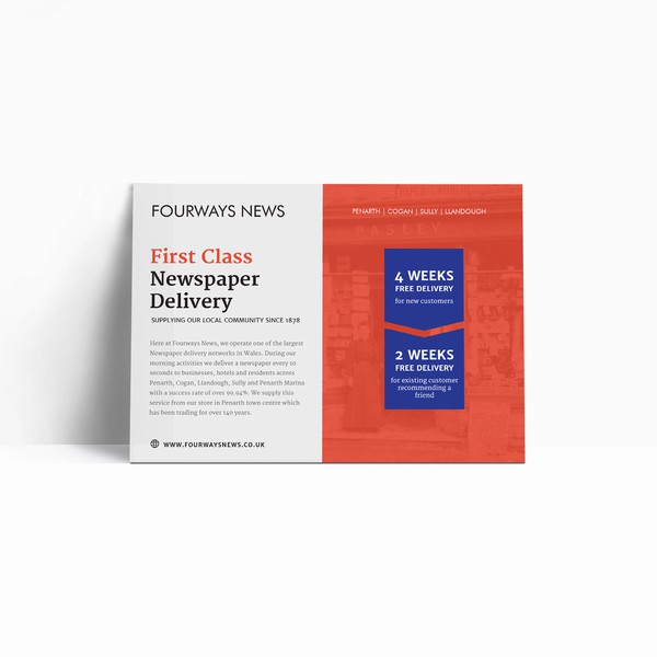 Design realizzato da simona n. intitolato "Fourways News Informative Leaflet"