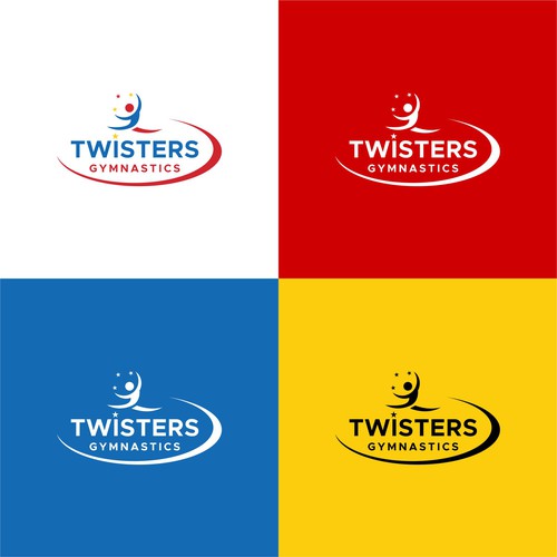 Twister Gymnastics Logo Rebrand - Modern, Exciting, Clean Logo Update for Kids Gymnastics Facility Design by ekhodgm