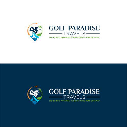 We need a logo that encourage trust and willingness to play GOLF in PARADISE Design by M a i s y a