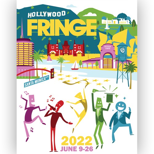 Guide Cover for LA's largest performing arts festival Design by Donn Marlou Ramirez