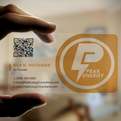 Modern Business Card Design for Electric Energy and Solar Company Design by Taaiebah