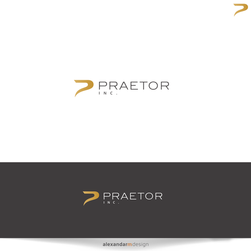 Design New law firm needing an innovative and non traditional logo (Praetor Inc.) por alexandarm