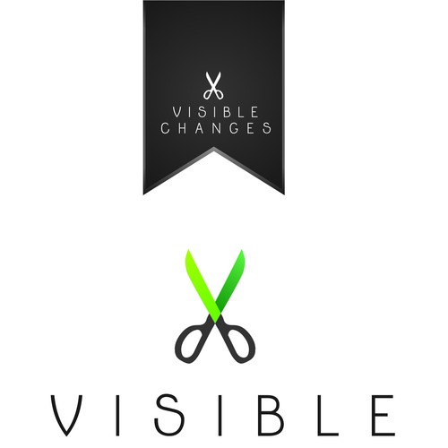 Create a new logo for Visible Changes Hair Salons Diseño de qure