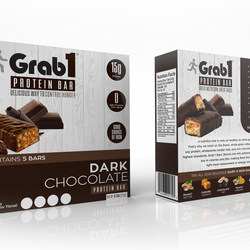 New box design fro Protein bars Design by Thebestbydesign