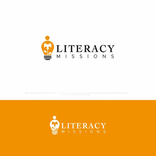 A logo for a ministry that teaches people to read デザイン by Zatul