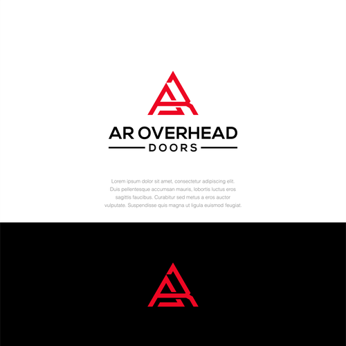 overhead door business logo rebranding Design by DSGNESIA™