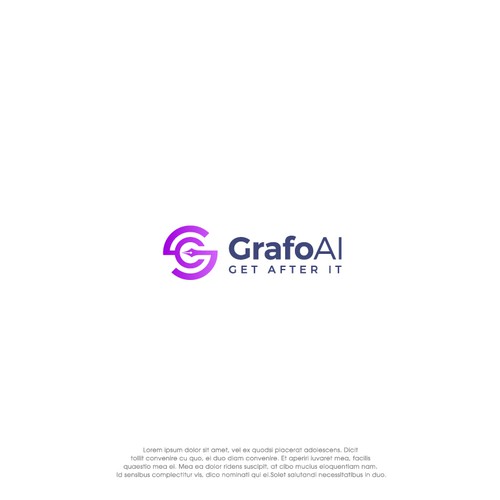 GrafoAI | Artificial Intelligence Writer Logo Design by oakbrand™