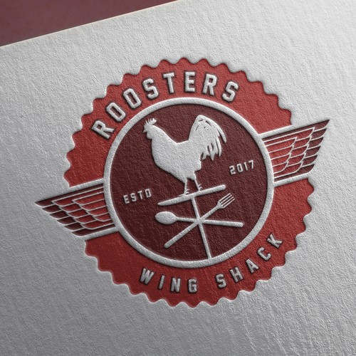 Design a logo for "Roosters Wing Shack"-ontwerp door nina15™