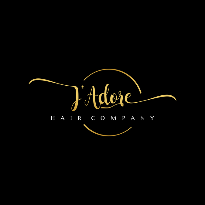 Hair Extensions Cosmetics Logo J Adore Hair Company