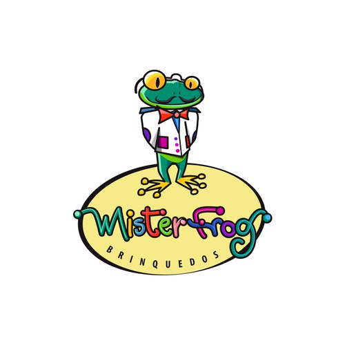 Mister Frog Toy Shop Searchs: Logo + Visual Identity Design by kawmazz