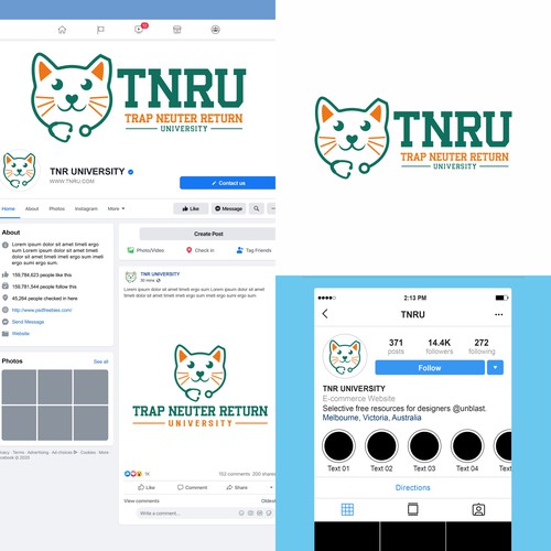 Calling all cat lovers! Design an online TNR (Trap-Neuter-Return) Academy logo and save cats! Design by Hochbaum