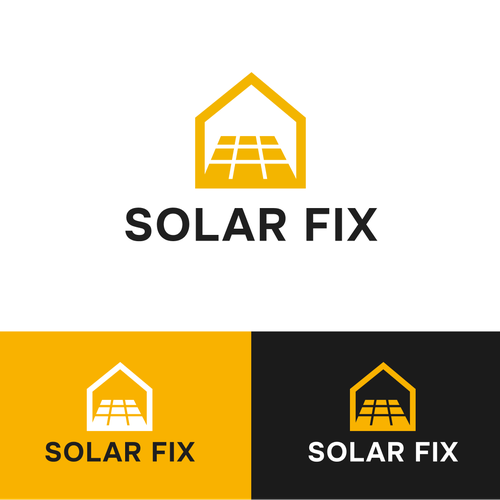 Diseño de help us reveal the newest face of the solar repair industry - SolarFix de Ezoza_dsgnr