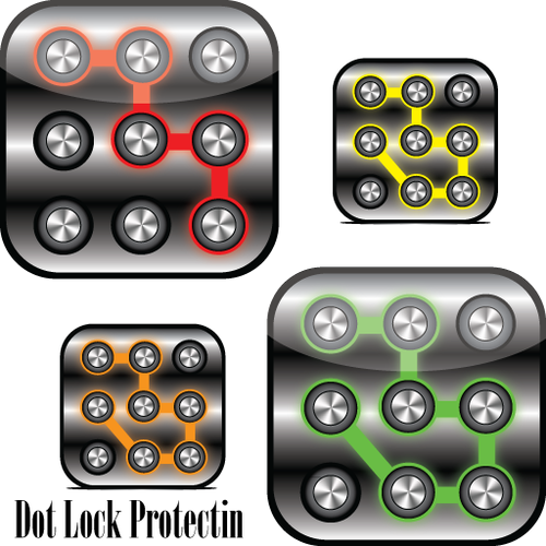 Help Dot Lock Protection App with a new button or icon Design by SK & Associates