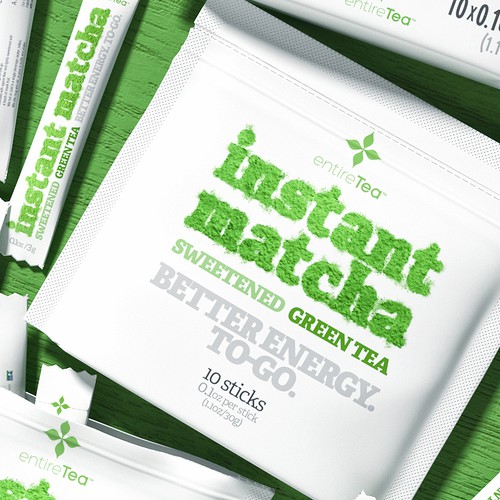 Green Tea Product Packaging Needed Diseño de Meln