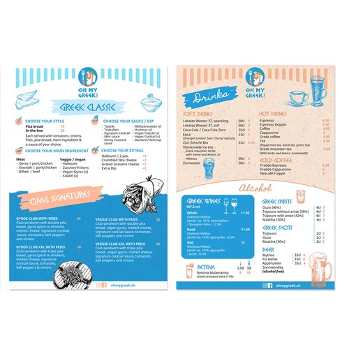 Designs | Design for New Menu Cards | Menu contest