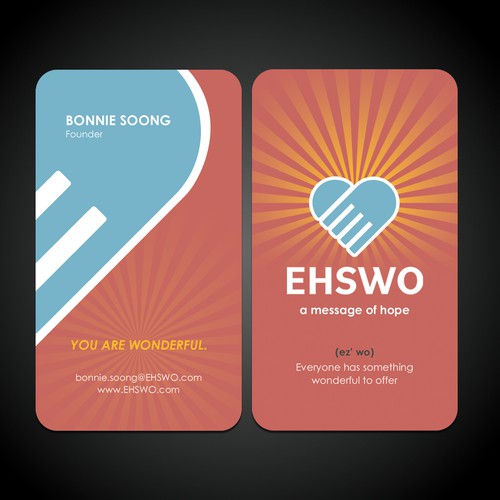 A Cool, Fun Business Card That's Not Really A Business Card - Have fun with this!!!  EHSWO.com Design by CurveSky™ ☑️