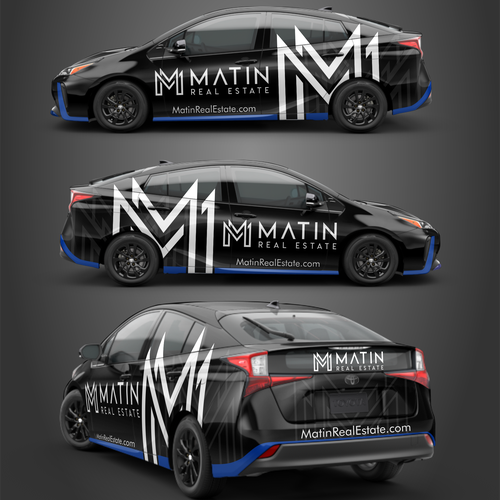 Luxury Real Estate Firm Prius Wrap Design by ✨B O T S™✨
