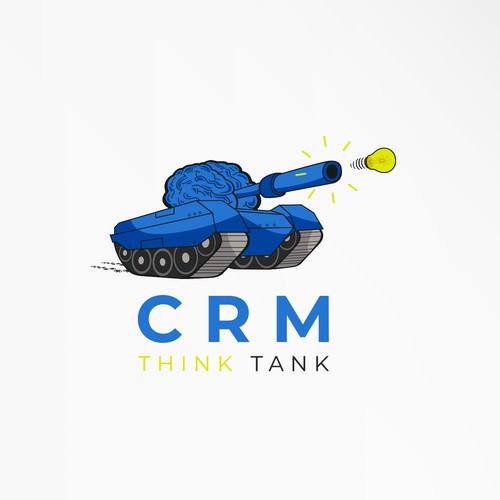 Design a fun CRM Think Tank logo Design by Ale Ale Alejandro™