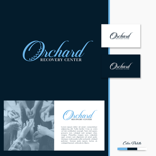 Beautiful new logo design for our addiction treatment center Design by Direwolf Design