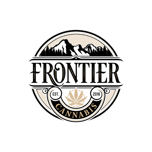 Design a West Coast Cannabis Retail Store Logo called Frontier Design by guinandra