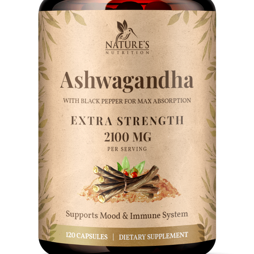 Ashwagandha Design Needed for Nature's Nutrition Design by Studio MH