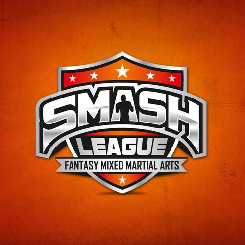 Smash League -- sports logo (MMA) Diseño de bo_rad