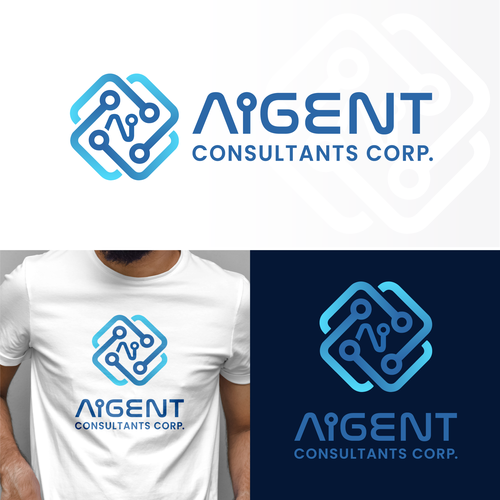 AI Agent Company: Appealing to small to medium sized businesses. Design by Arif Khokhar✔️