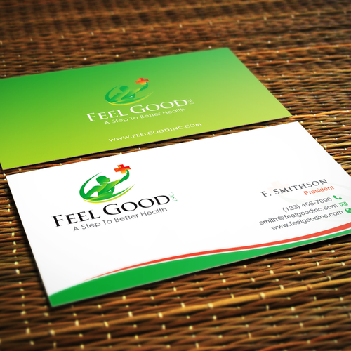 A Step To Better Health - Business card for the medical industry Design by ™SF_Design™